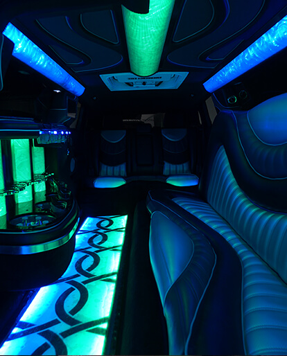 Hummer limousine for special events