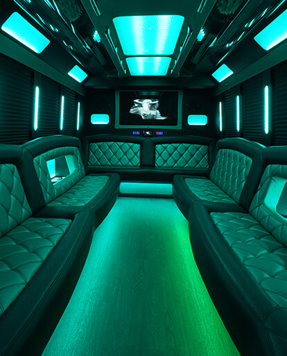 Party bus rental Sacramento, California